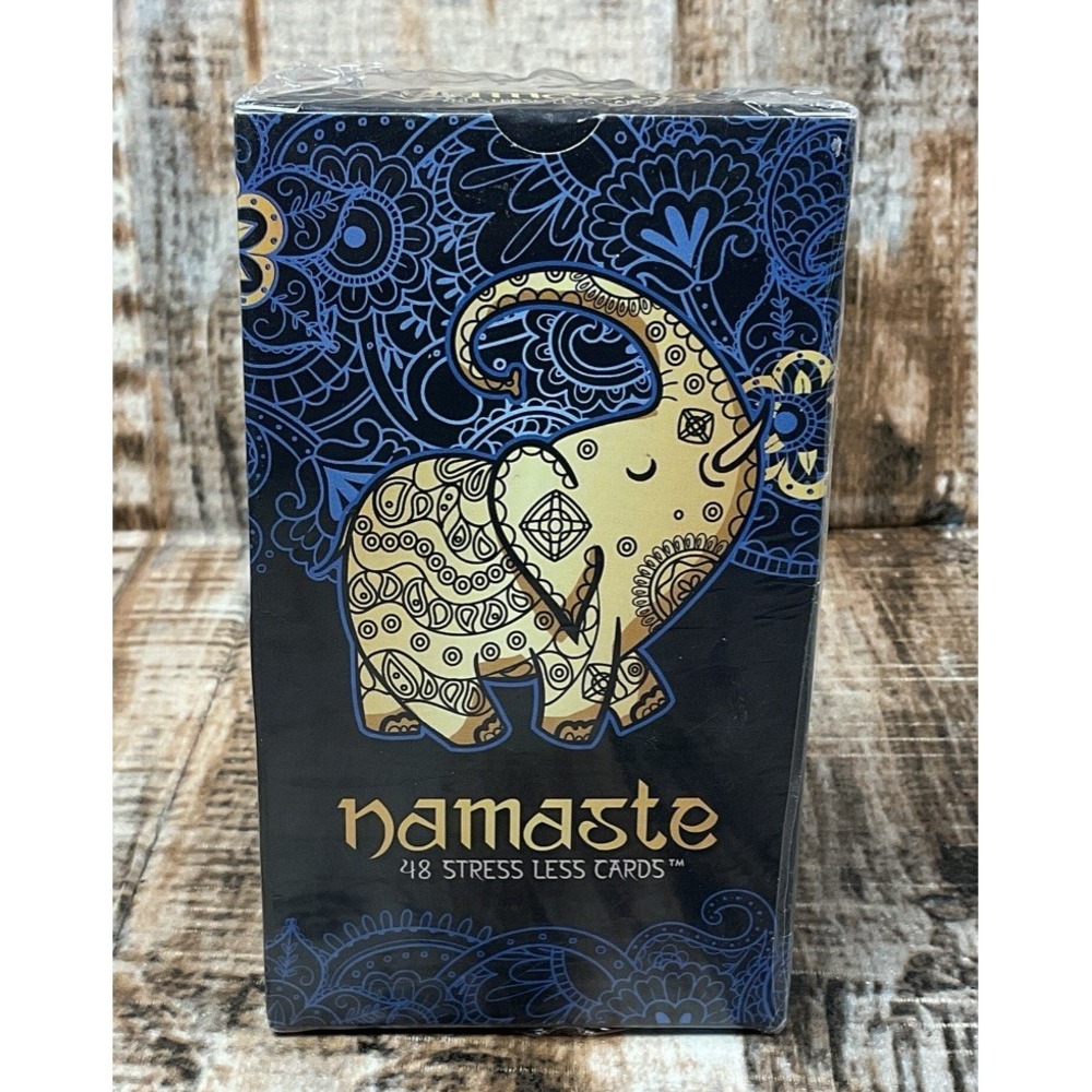 Namaste Meditation 48 Cards Natural Anxiety "Stress Less" Relief Self Care NEW